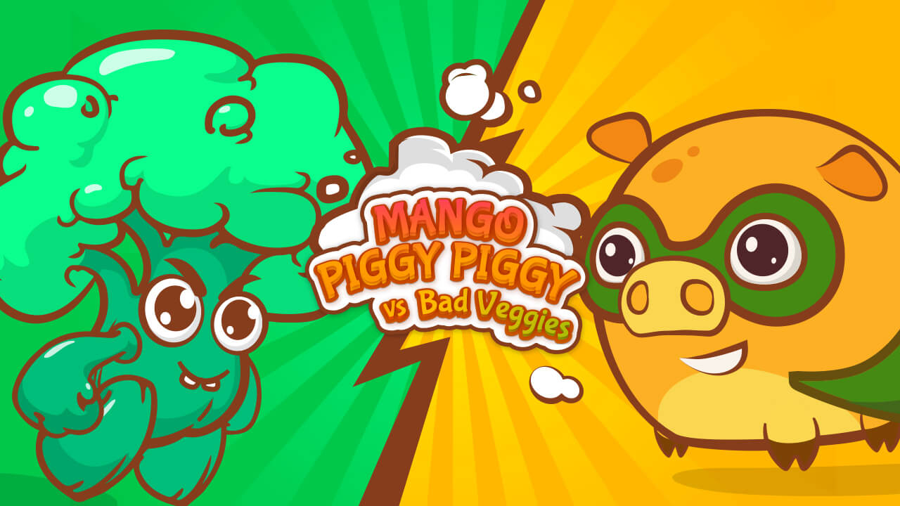 Free Mango Piggy Piggy vs Bad Veggies Game Play PC Now