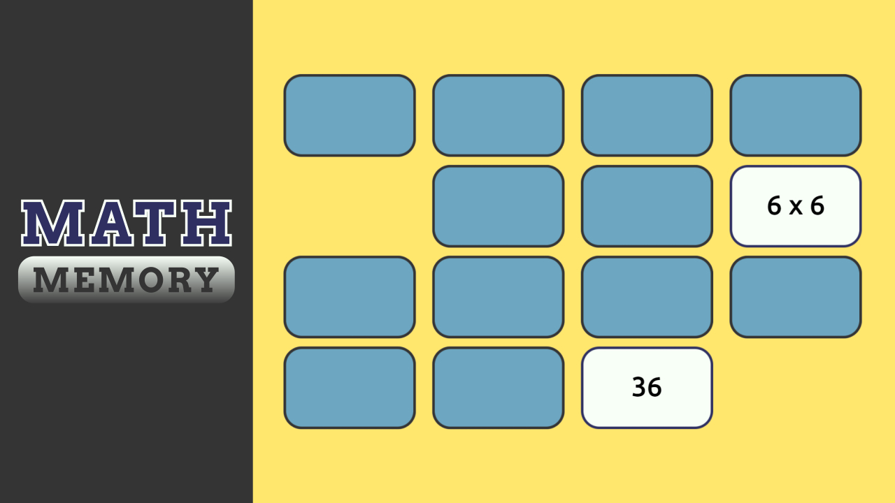 Play Math Memory Free Mobile Game Now