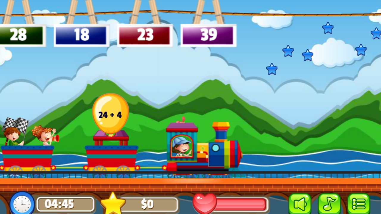Play Math Train Addition Free Game Online Now iOS