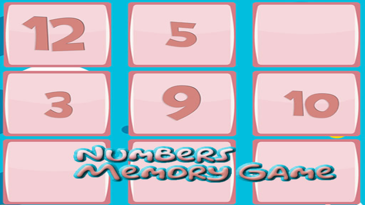 Free Memory Game With Numbers Android Games Online Now