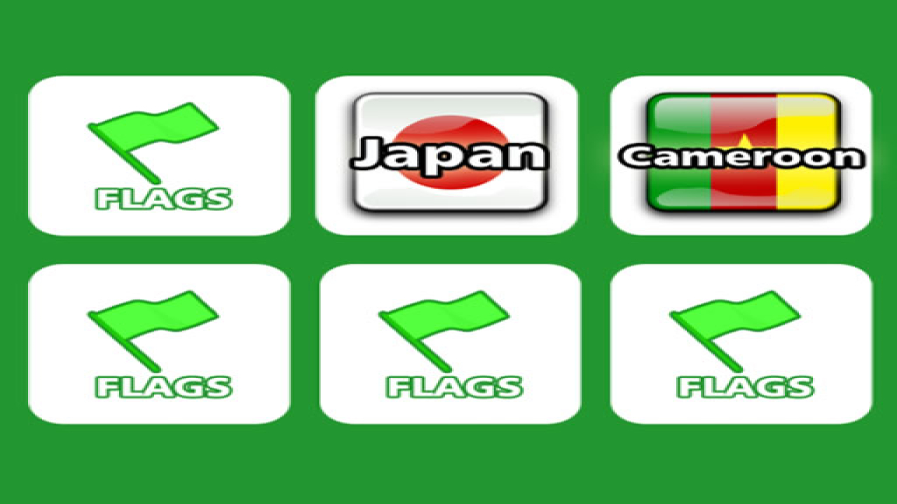 Free Memory with Flags Android Game Play
