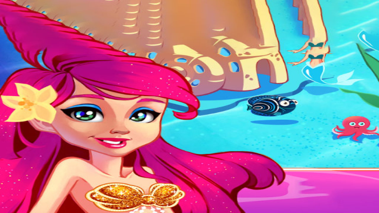 Play Free Mermaid Princess: Underwater Games Game Now
