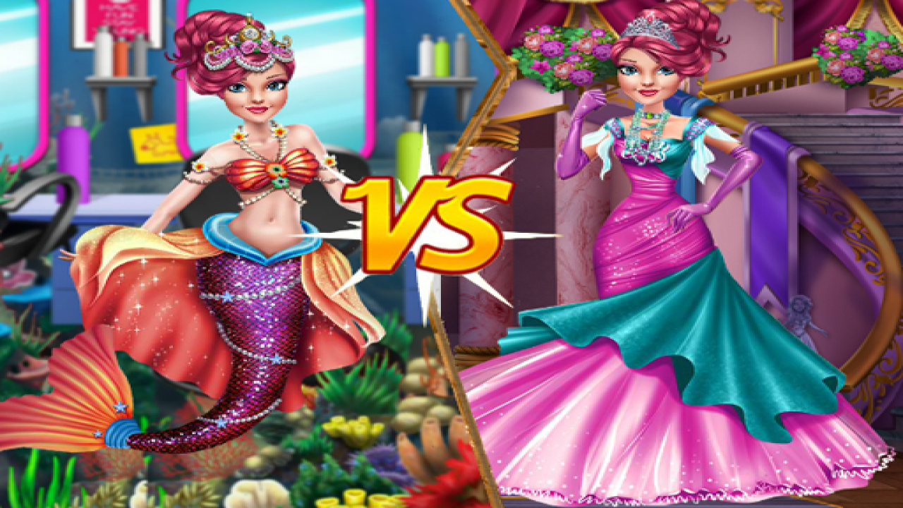 Play Mermaid vs Princess (031b) For Free No Login