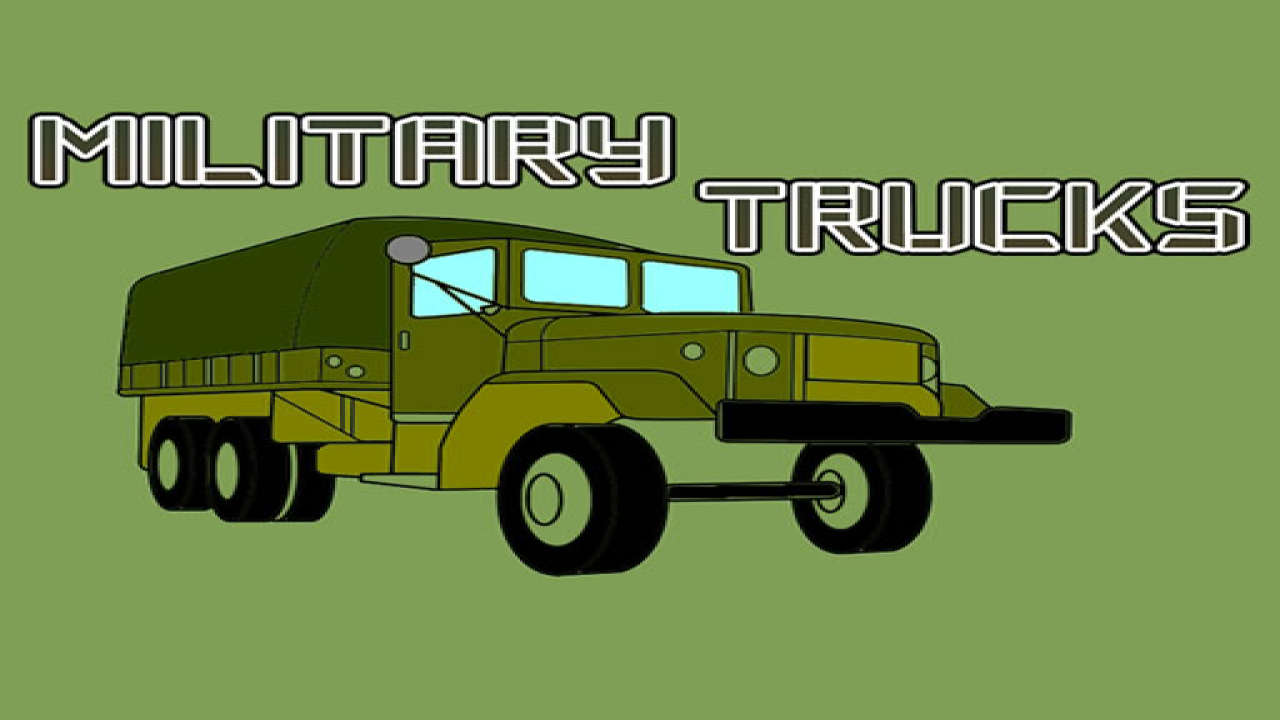 Play Military Trucks Coloring Free Laptop Game