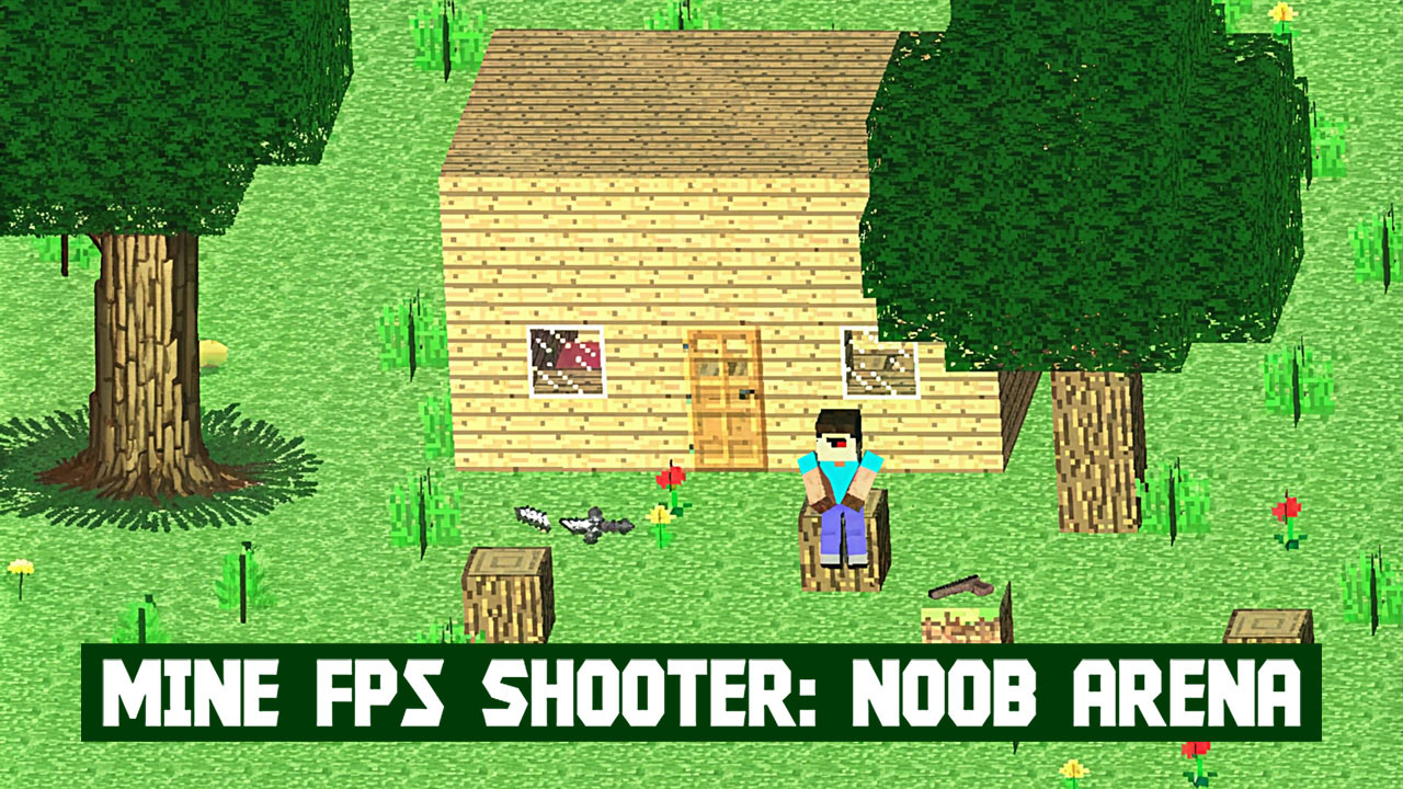 Play Mine FPS shooter: Noob Arena Online Android Games