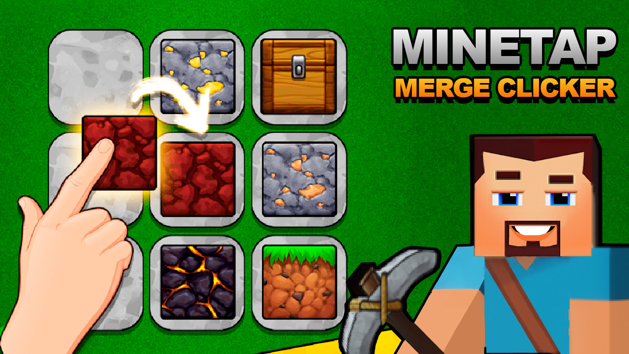 Play MineTap Merge Clicker Mobile Game Online
