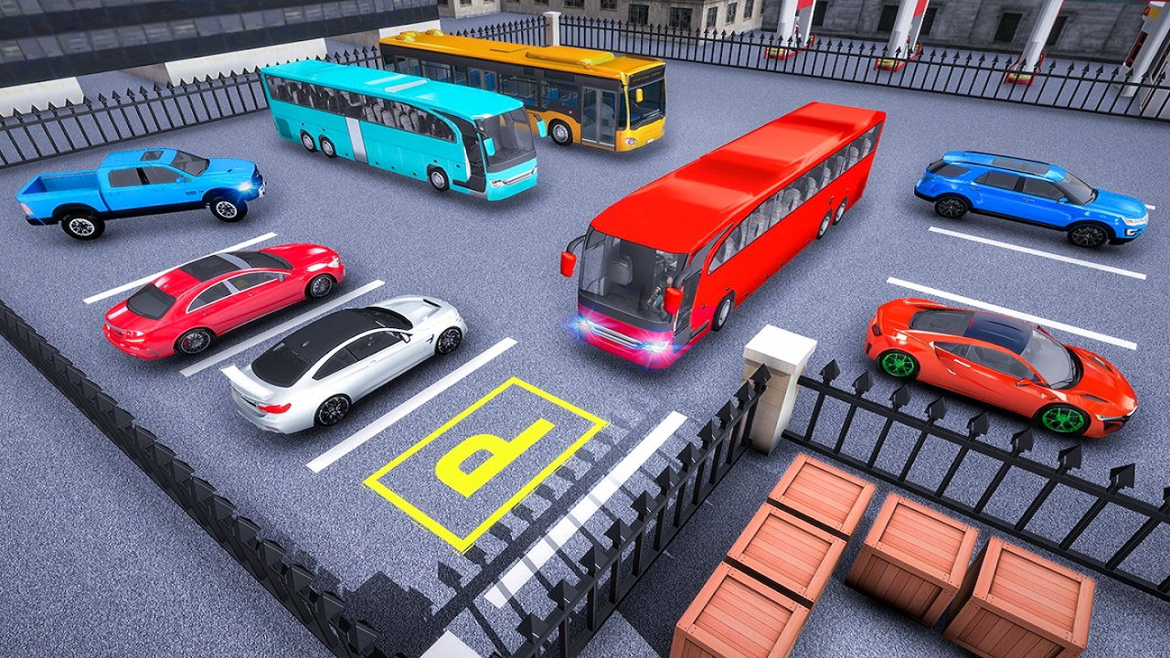 Play Modern Bus Parking Advance Bus Games Phone Game Mobile Now