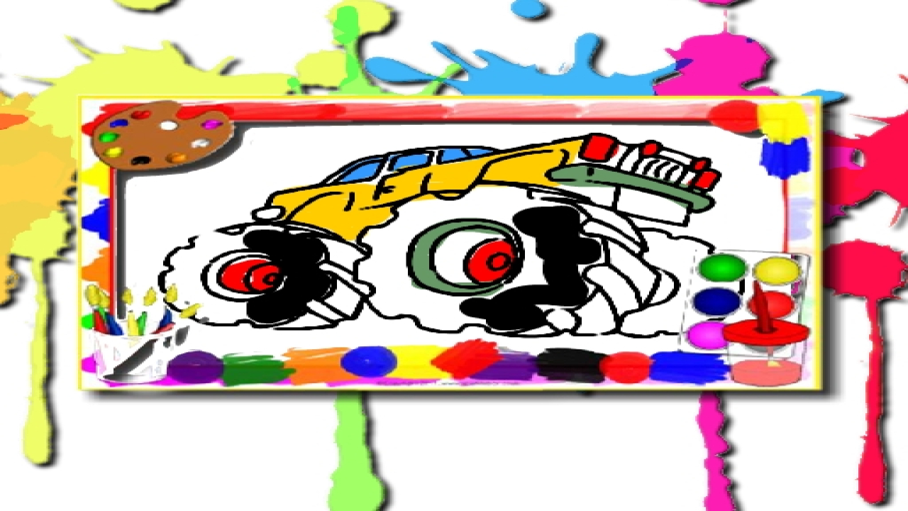 Play Monster Truck Coloring Book For Free Online