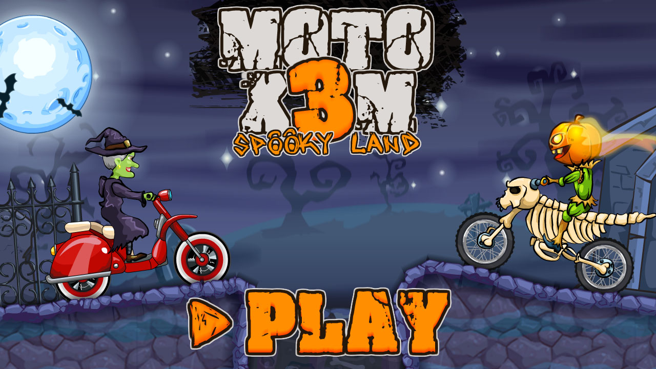 Free Moto X3M Spooky Land Play Online Now