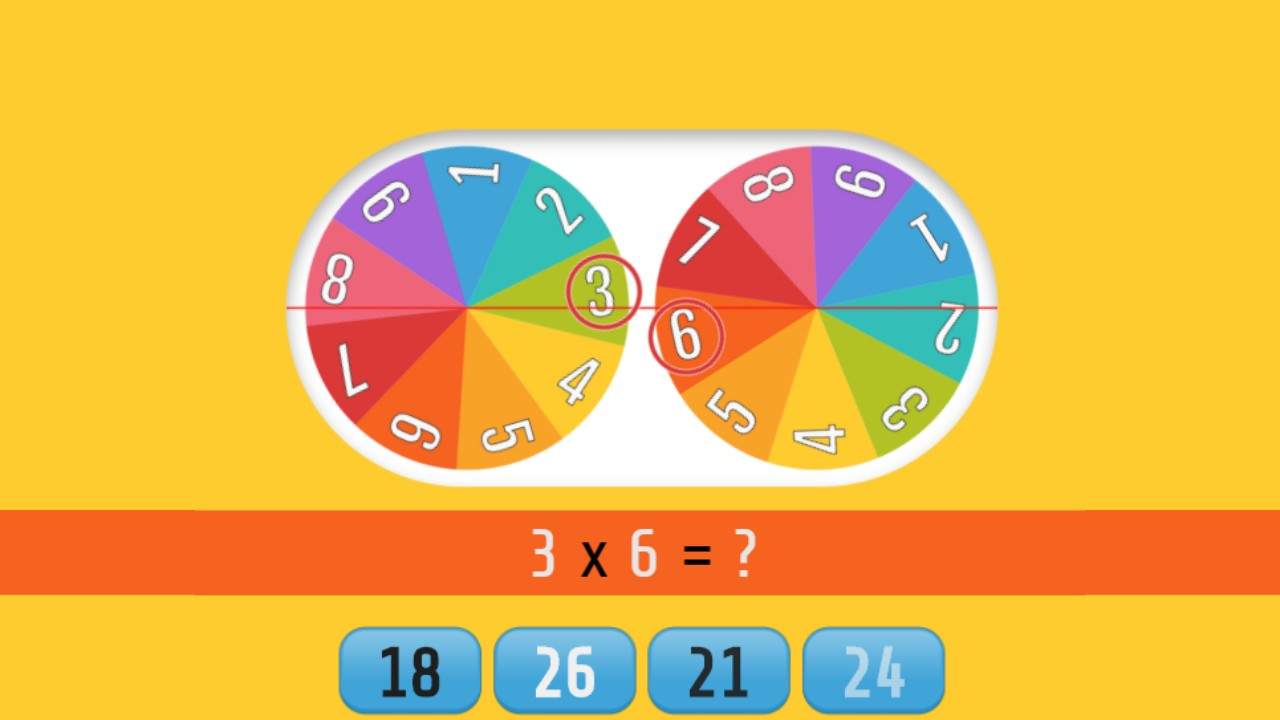 Play Multiplication Roulette Free Game PC Online