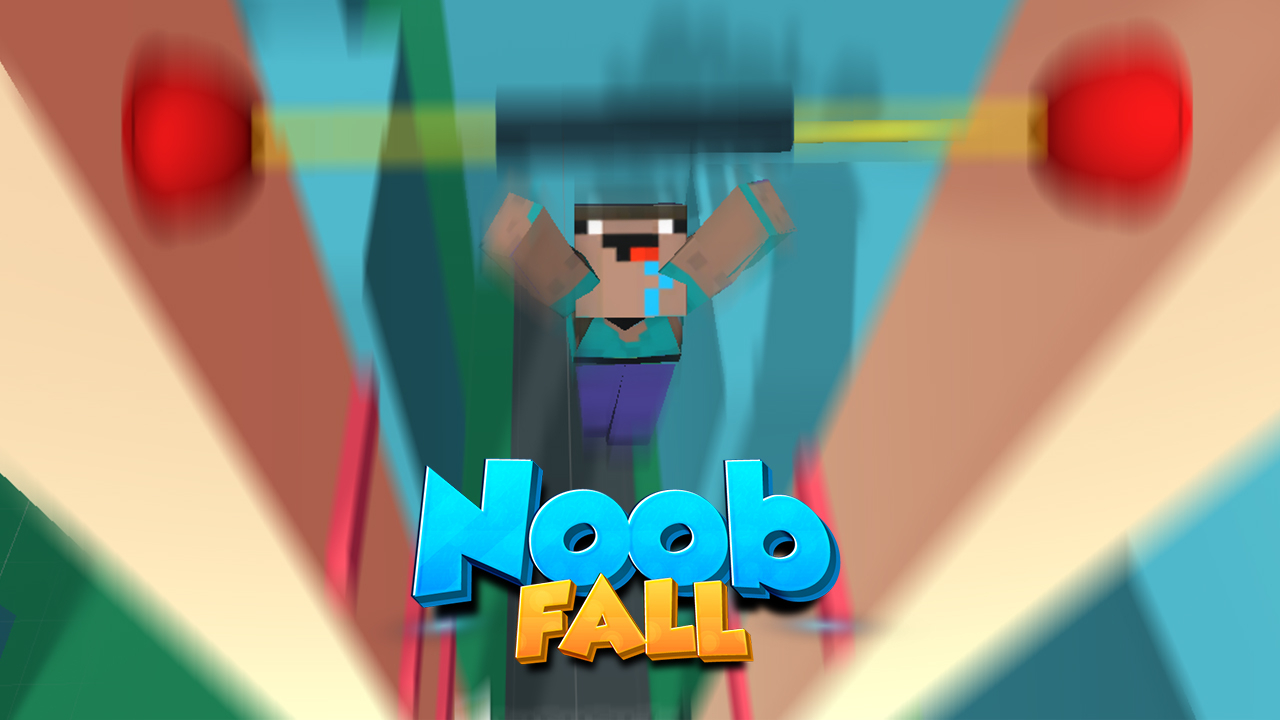 Play Noob Fall Phone Mobile Game