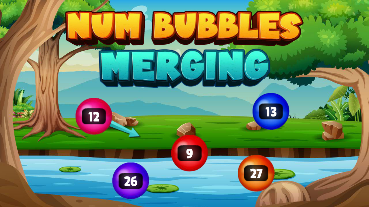 Play Free Num Bubbles Merging Desktop Online Game