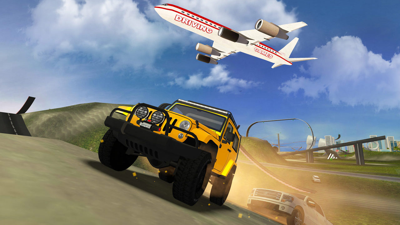 Play Offraod SUV Stunt Jeep Driving 4x4 PC Game Online For Free