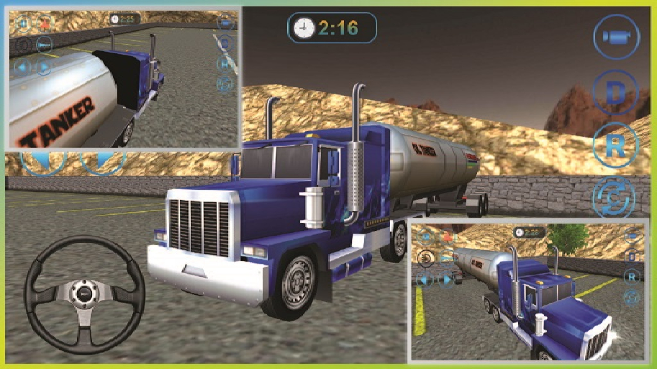 Free Oil Tanker Transport Driving Simulation Game Mobile Game At Home