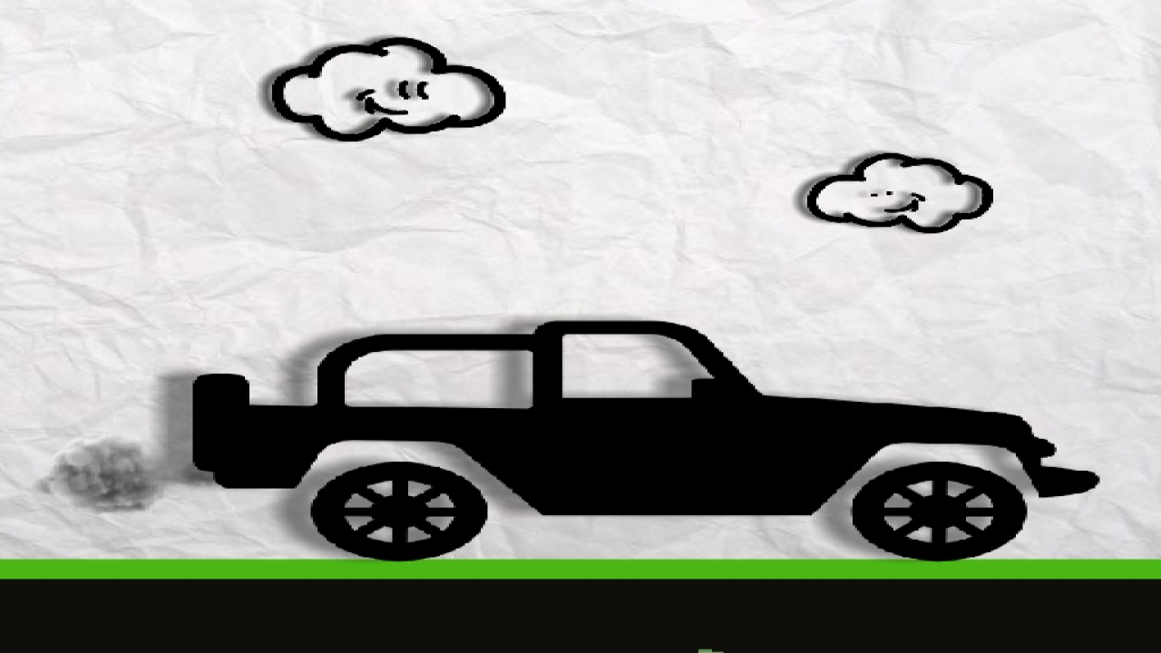 Play Paper Monster Truck Race Mobile Online Game