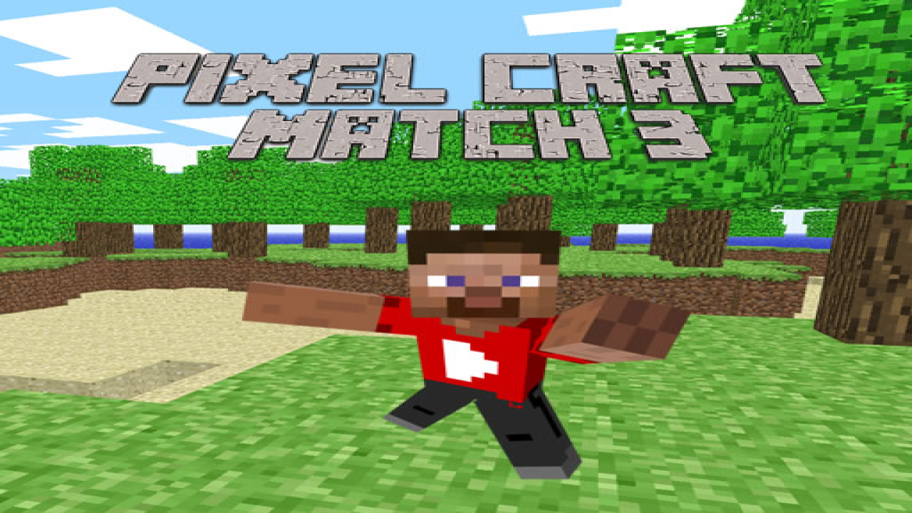 Play Free Pixel Craft Match 3 Games Now Online