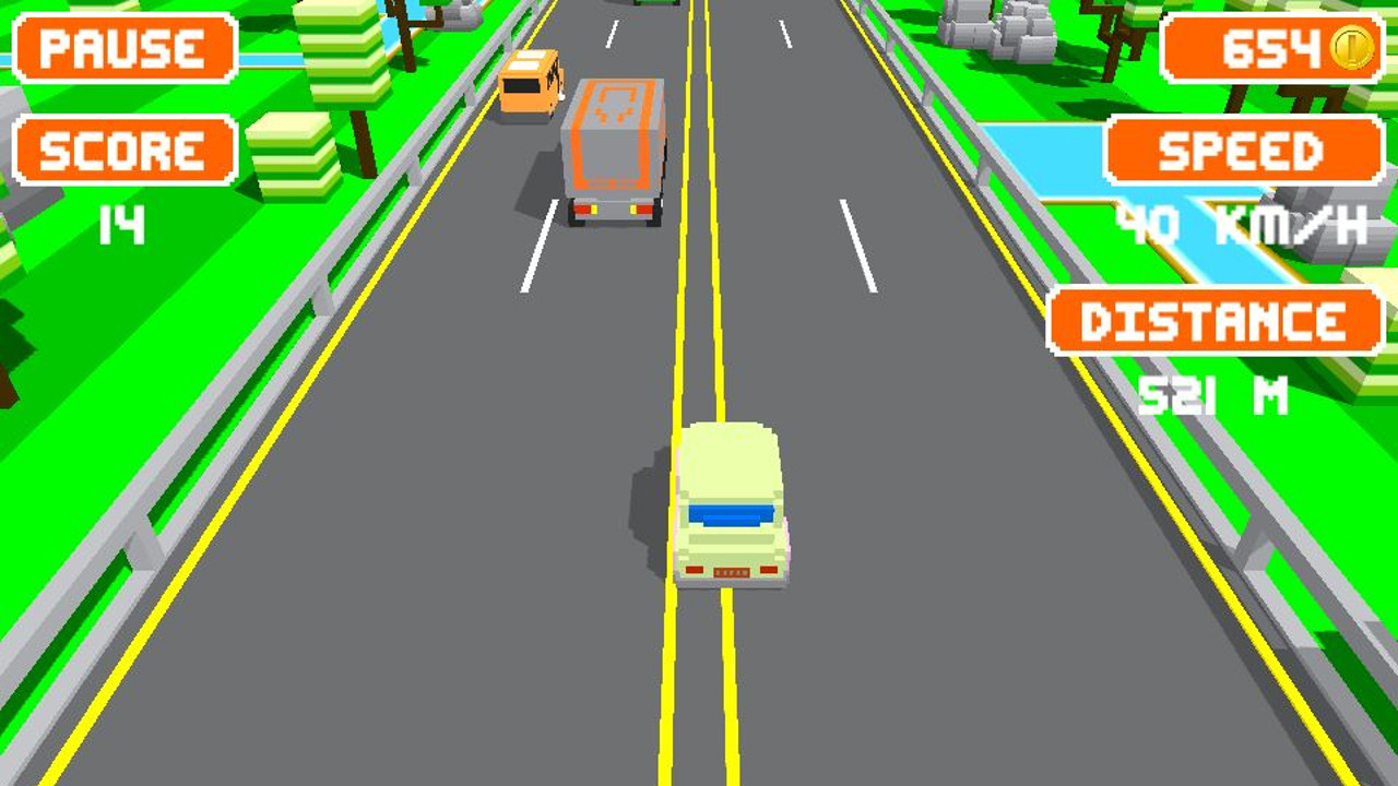 Free Pixel Highway Browser Game Free Online
