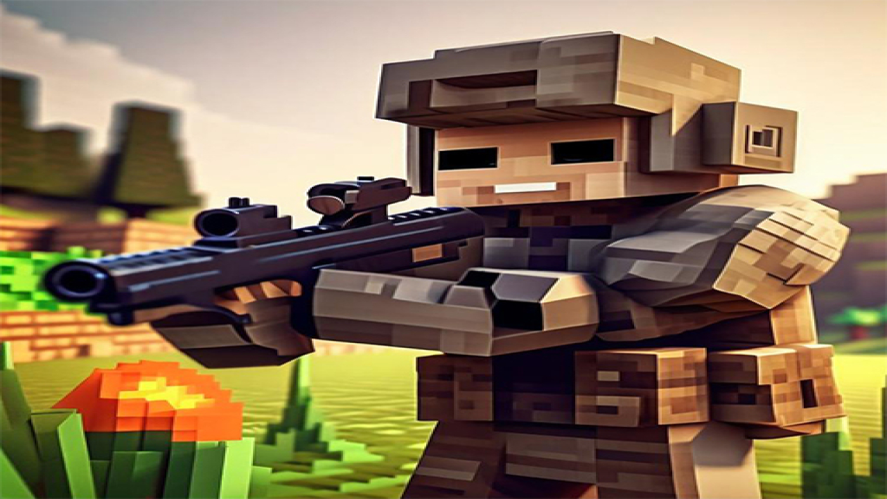 Play Free Pixel Village Battle 3D.IO Game Online
