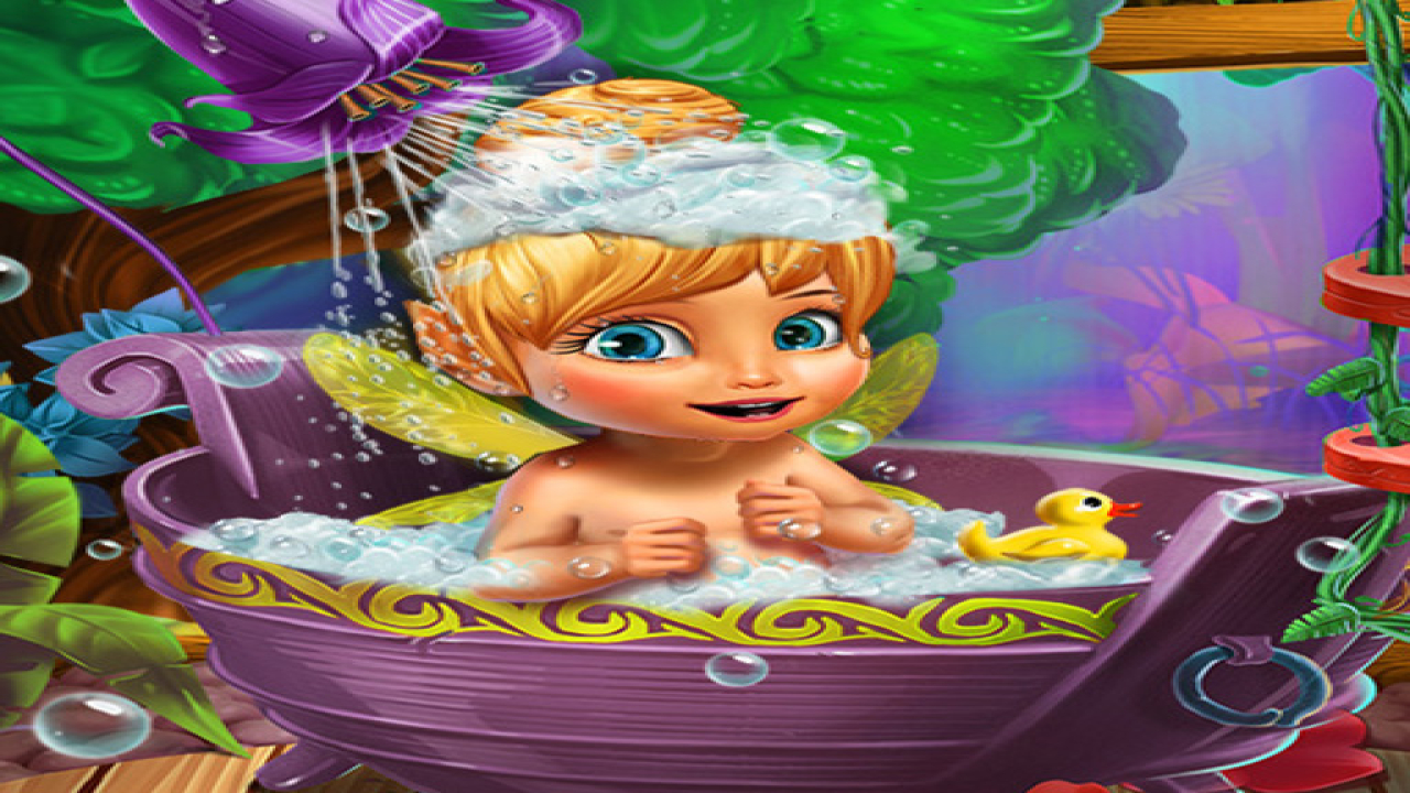 Play Pixie Baby Bath Online For Free Game