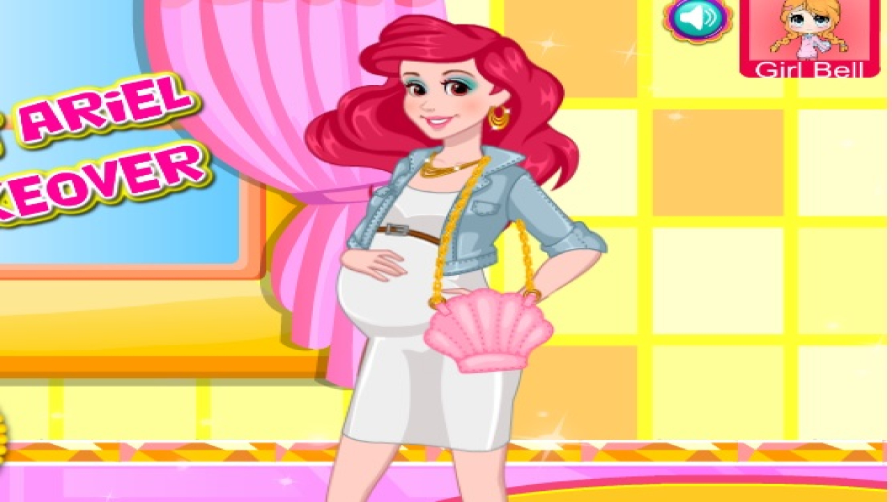 Play Pregnant Ariel Real Makeover Desktop Game Free Online