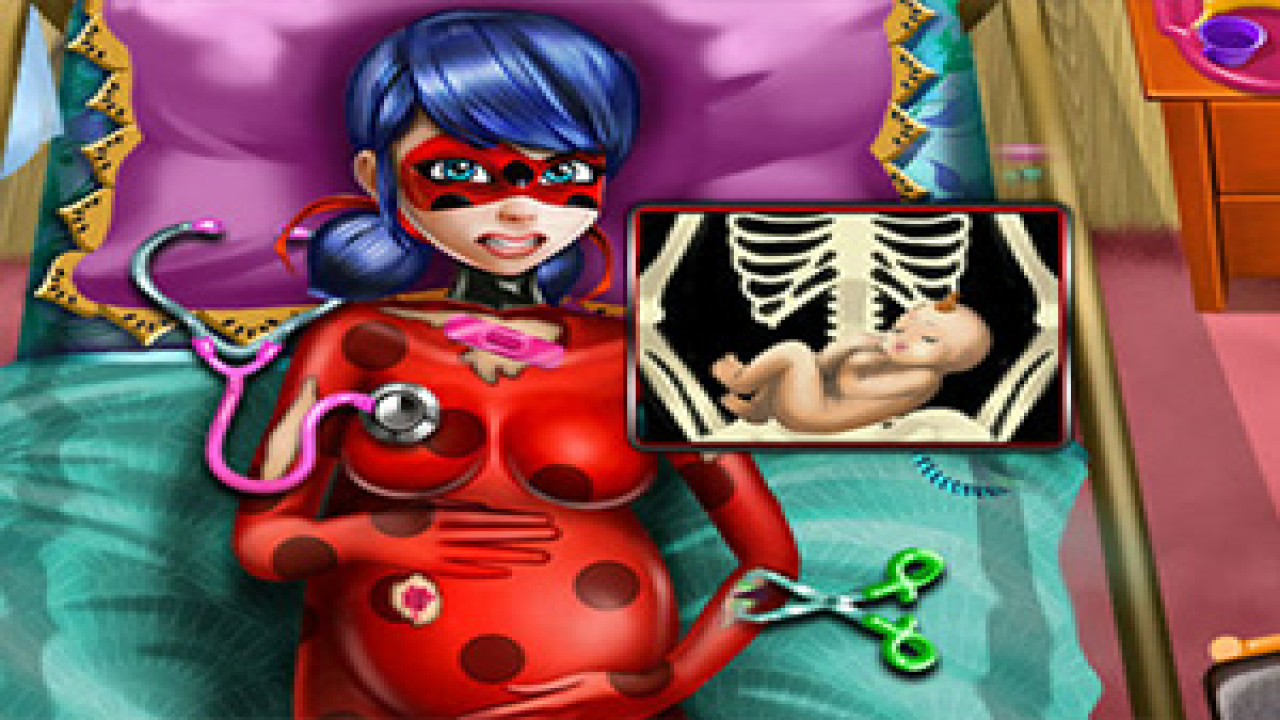 Play Pregnant Dotted Girl Emergency Game For Free Online