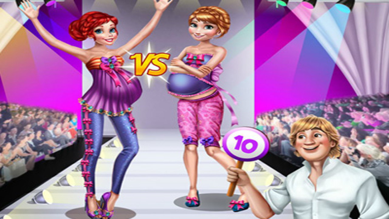 Free Pregnant Princesses On Catwalk Game For Mobile