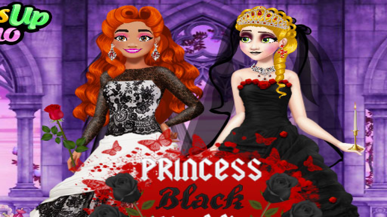 Free Princess Black Wedding Dress Online Game Mobile Free