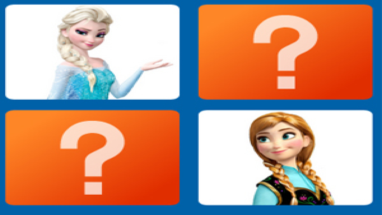 Play Free Princess Memory Matching Game Laptop