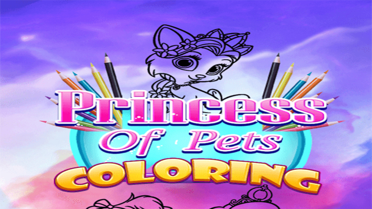 Free Princess Of Pets Coloring Online Play No Login