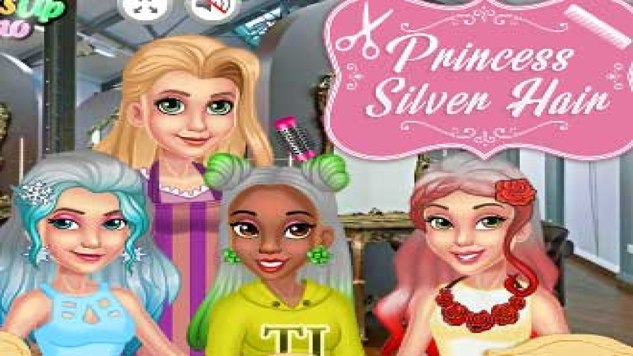 Free Princess Silver Hairstyles Game Android Now