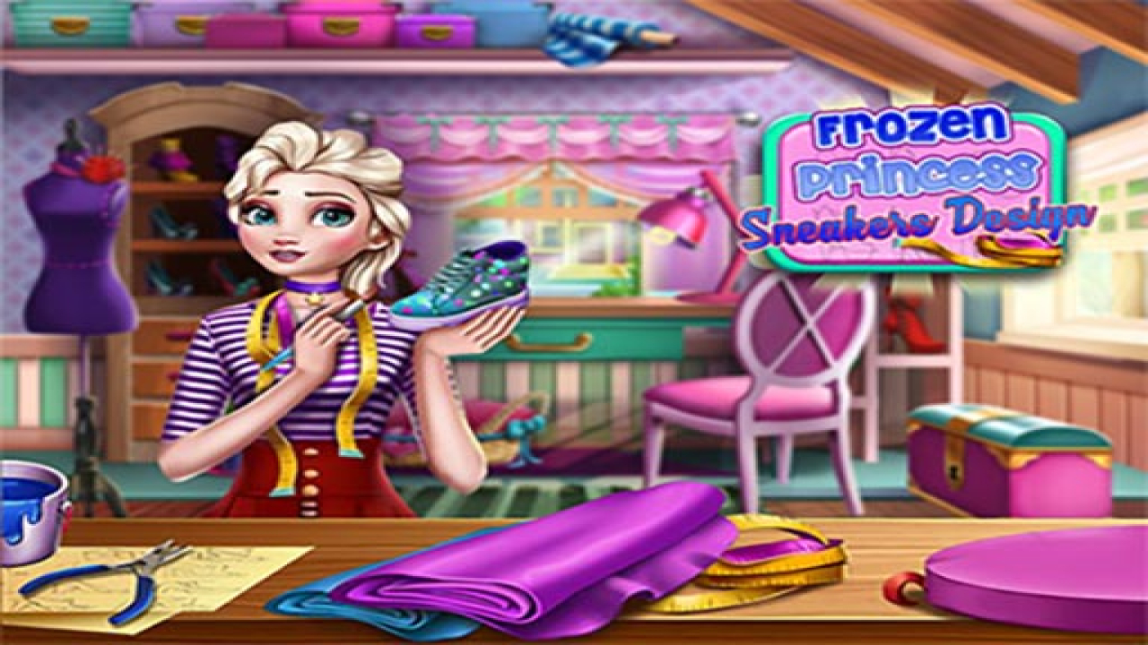 Play Princess Sneakers Design Online Mobile Game