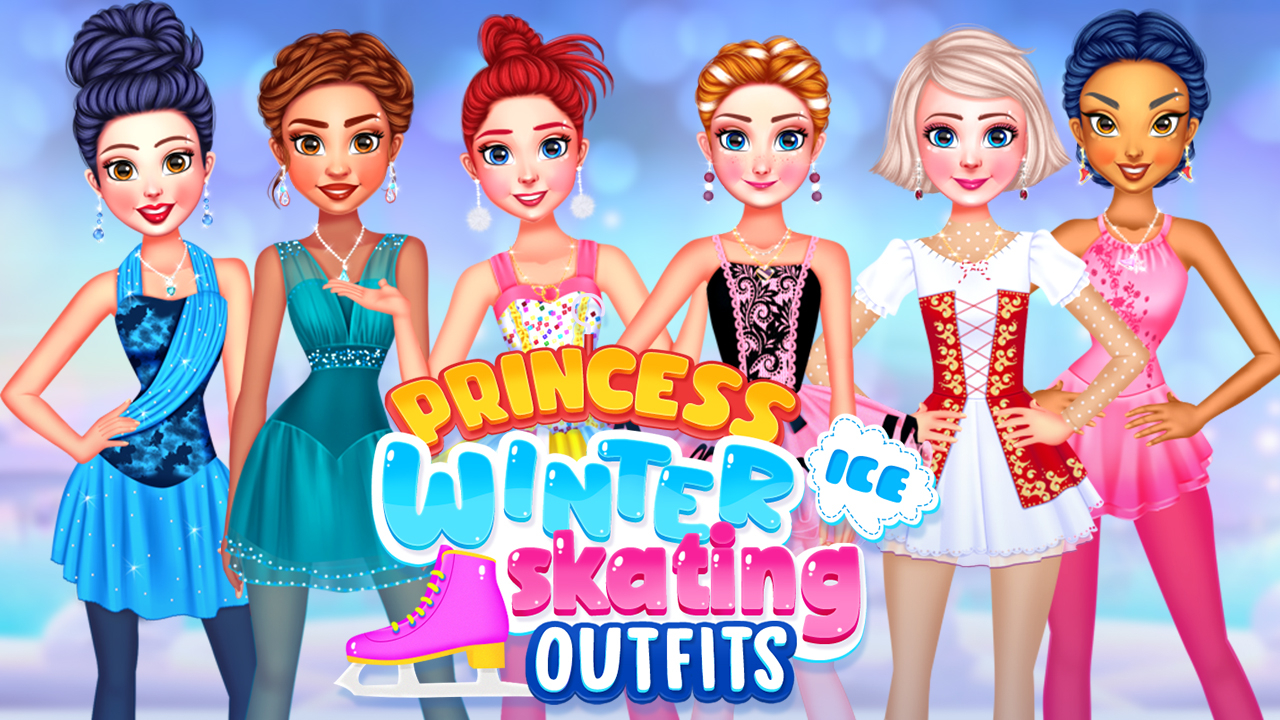 Free Princess Winter Ice Skating Outfits Game Mobile Online