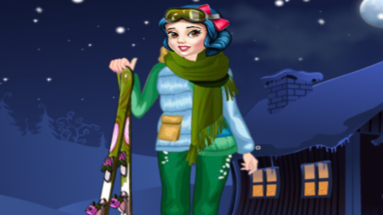 Free Princess Winter Skiing Android Games Online