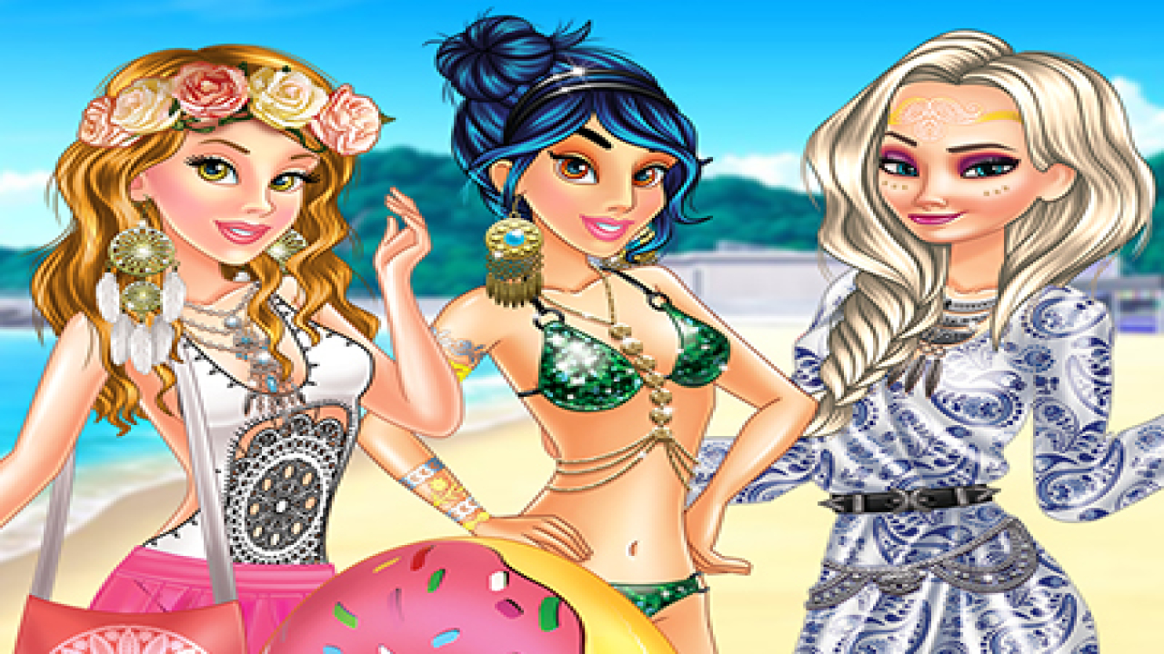 Play Princesses Boho Beachwear Obsession Free Game For PC Now