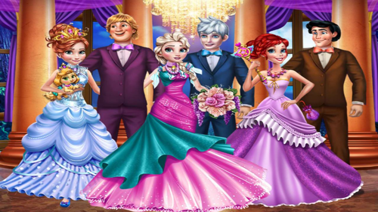 Play Princesses Castle Ball Free Laptop Game