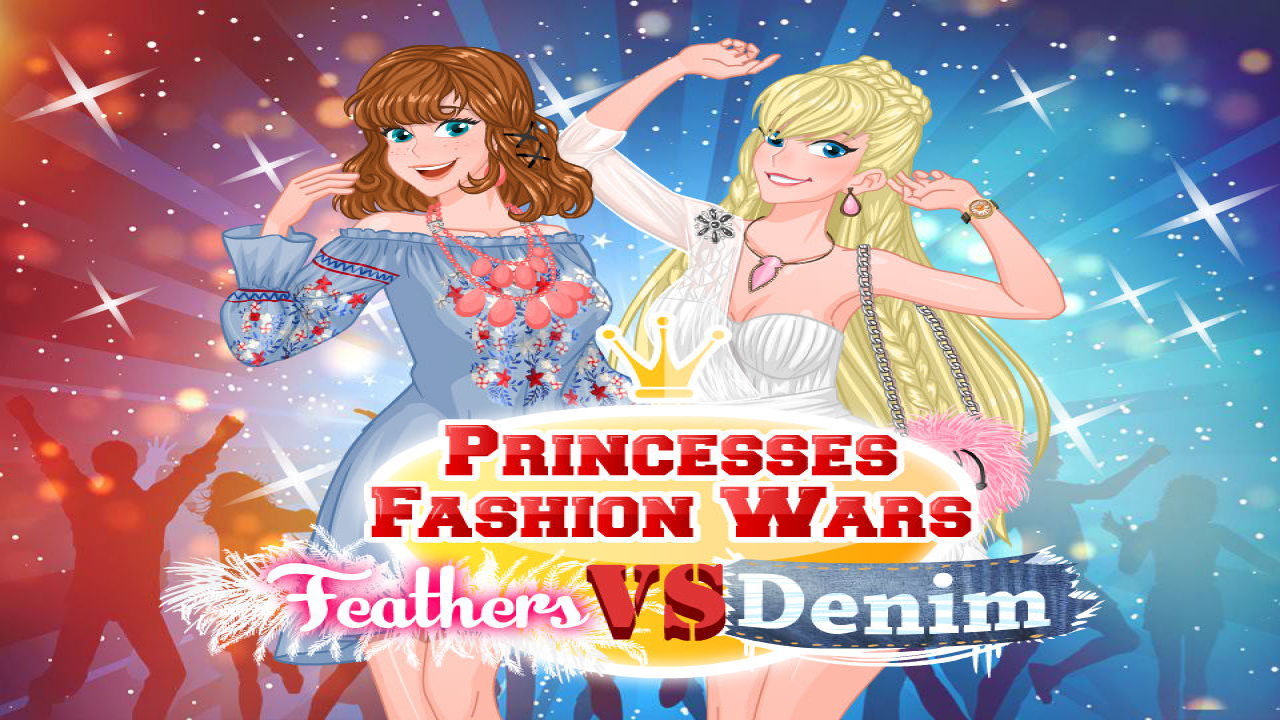 Play Princesses Fashion Wars Feathers VS Deni PC Game Online For Free