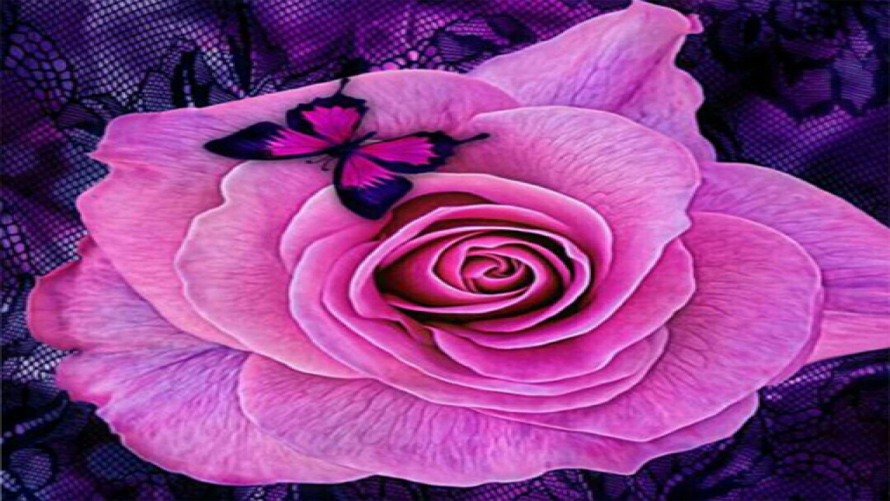 Play Purple Roses Puzzle Online Free Now