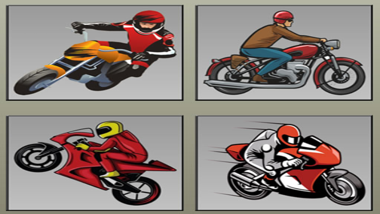 Free Racing Motorcycles Memory Mobile Game At Home