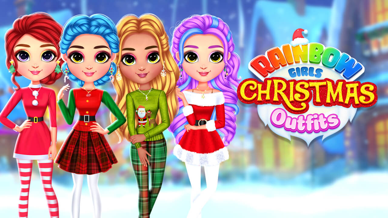 Free Rainbow Girls Christmas Outfits Online Android