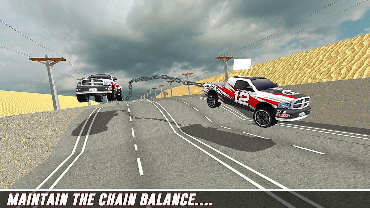 Play Real Impossible Chain Car Race 2020 Online Game No Download