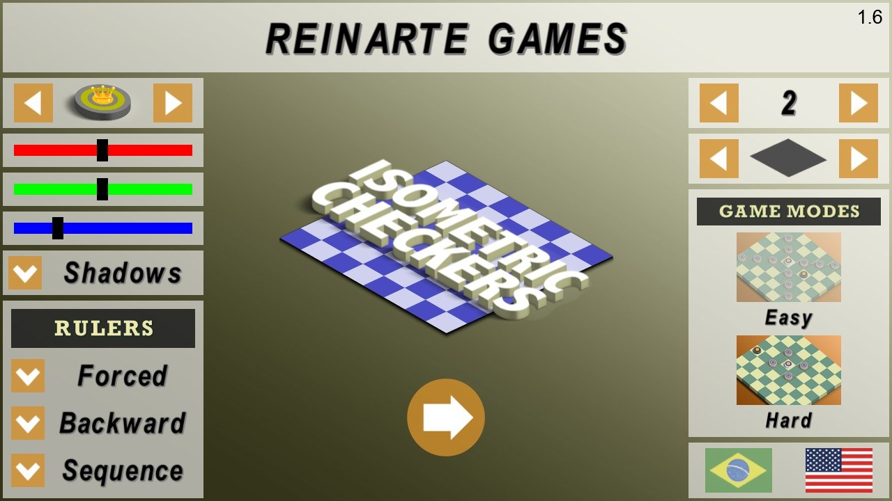 Free Reinarte Checkers Game Play Laptop Online