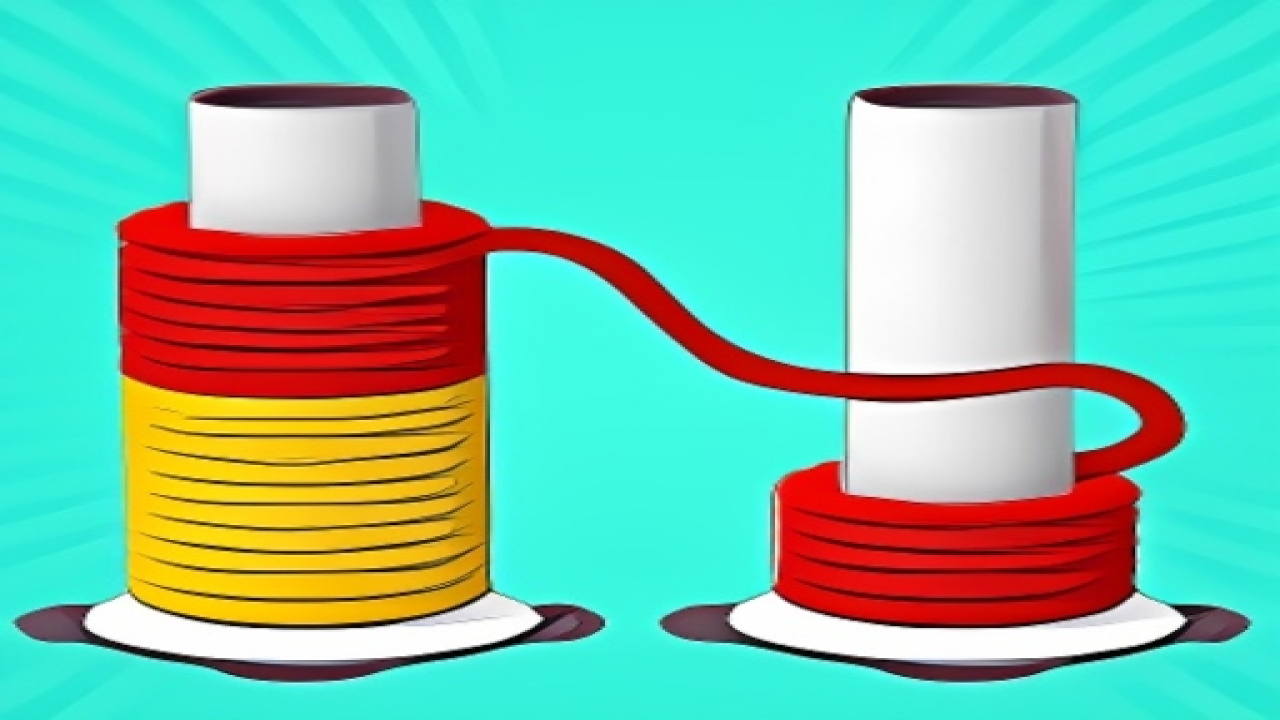 Free Rope Color Sort 3D Phone Game Online Now