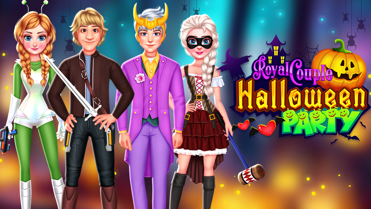 Play Royal Couple Halloween Party Free iOS Game Online