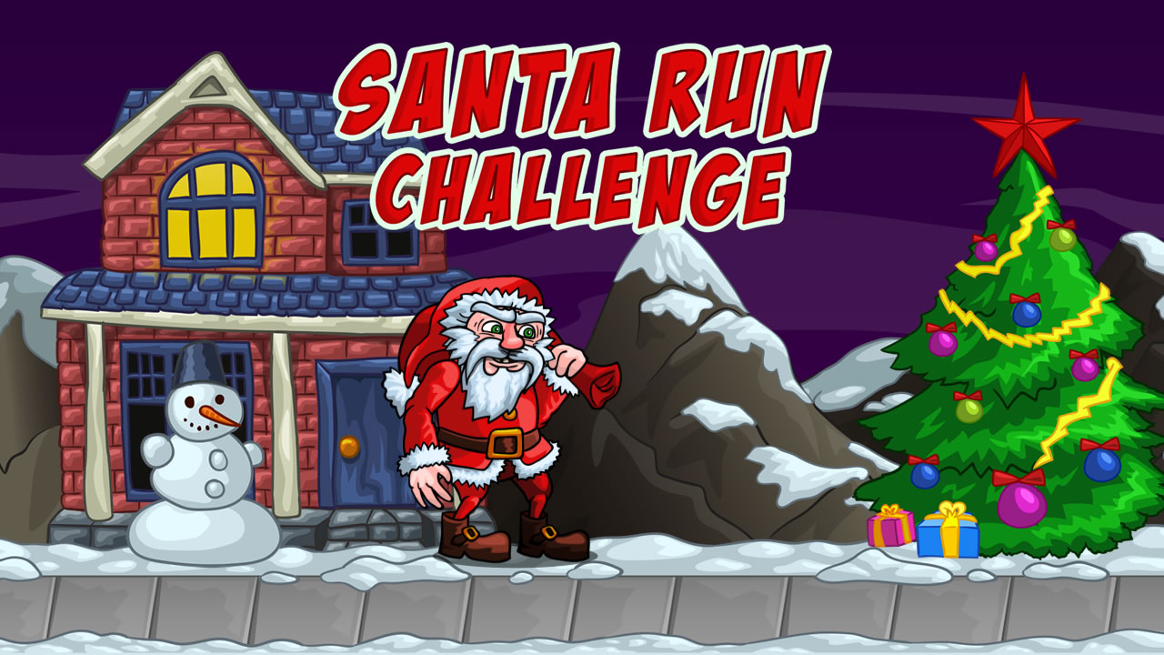 Play Santa Run Challenge Online Game Free
