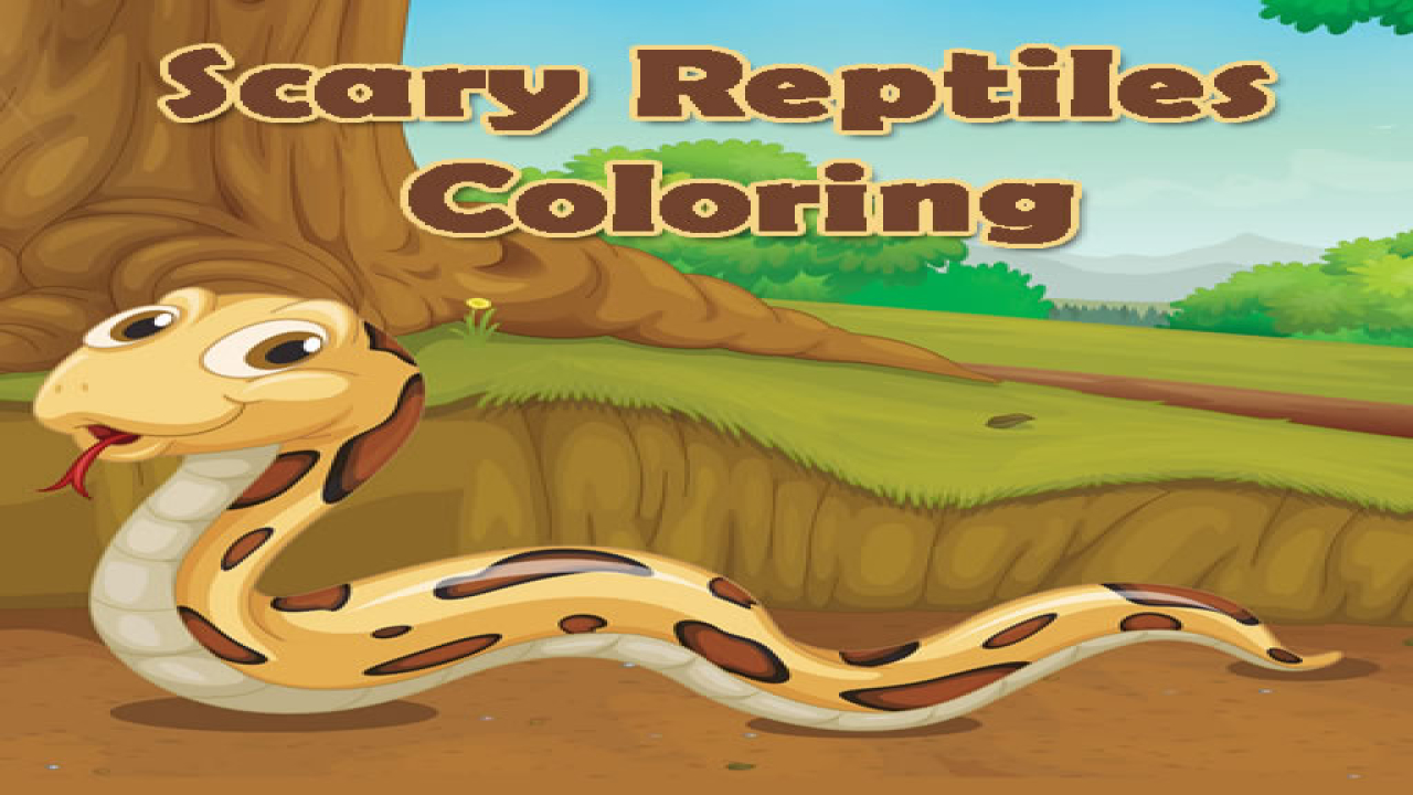 Play Scary Reptiles Coloring Game Free Online Now