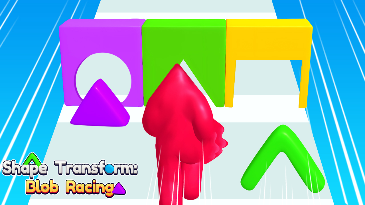 Play Shape Transform Blob Racing Game Online Now