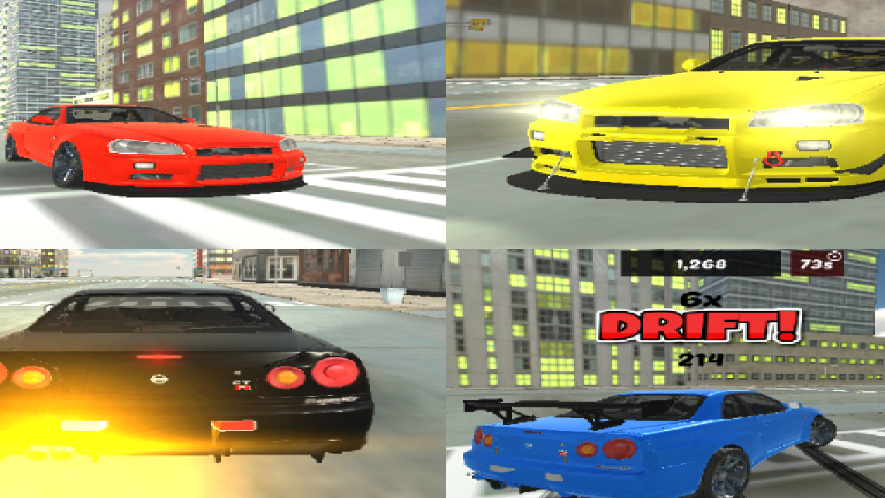Free Skyline R34 Drift 3D Game Online For Mobile