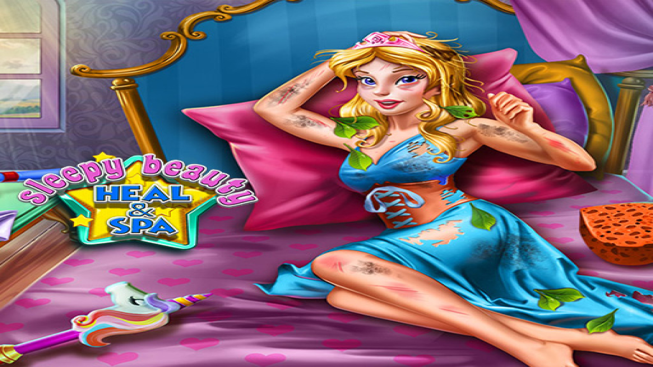 Play Sleepy Beauty Heal and Spa Game Online Laptop Free