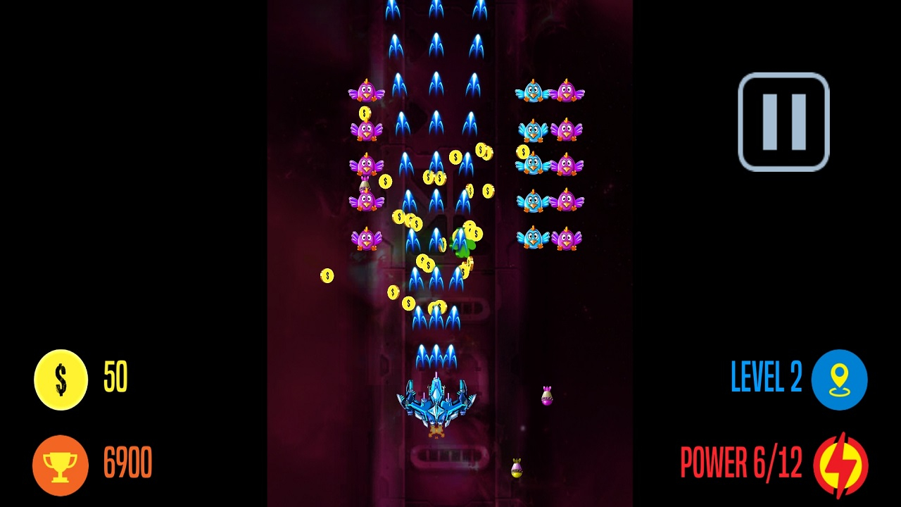 Play Free Space Attack Chicken Invaders iOS Game Online