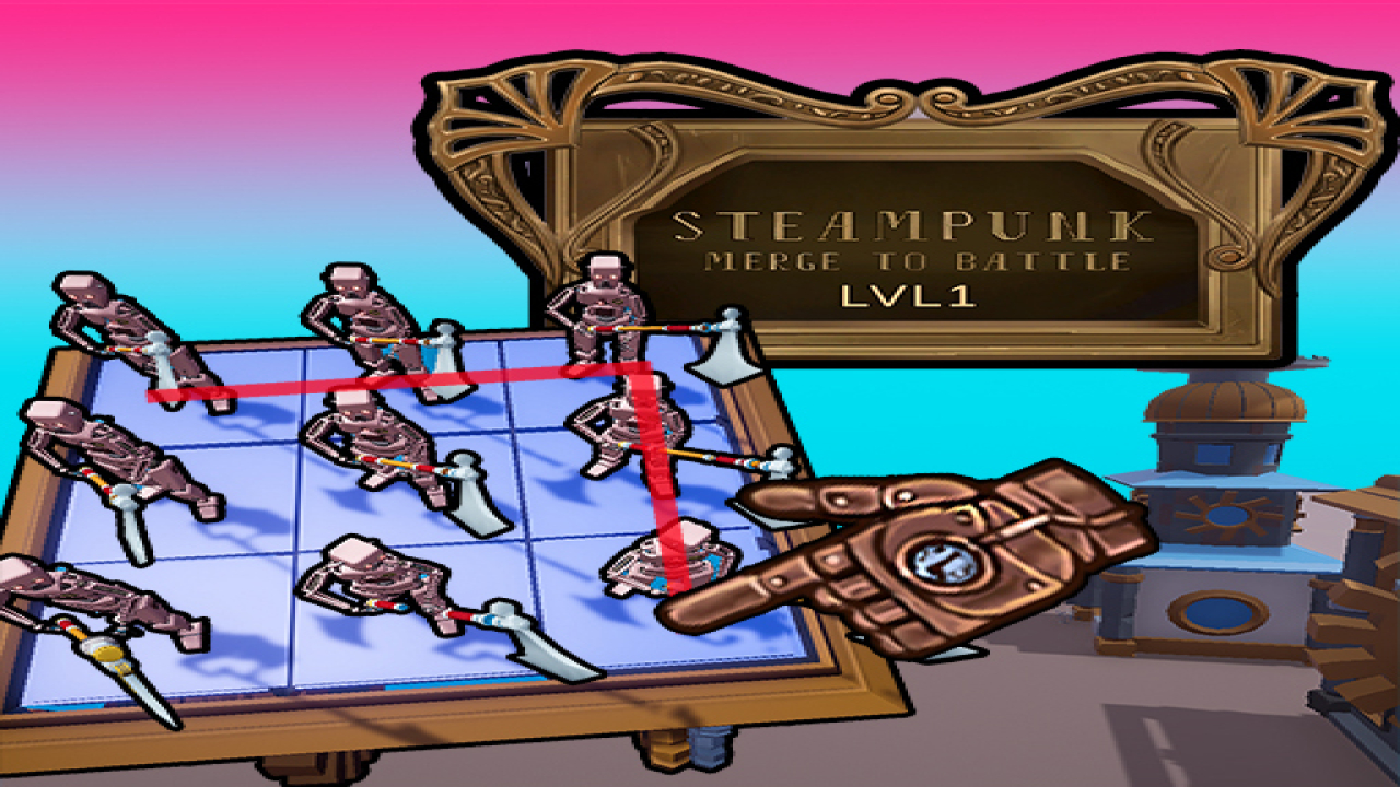 Free Steampunk Merge To Battle Game Play Free